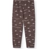 Dromedary Boats Regular Fit Sweatpants, Deep Brown - Sweatpants - 1 - thumbnail