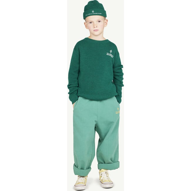 Elephant Relaxed Fit Pants, Green - Pants - 3