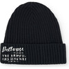 Gaur Knit Regular Fit Beanie, Navy - Winter Hats - 1 - thumbnail