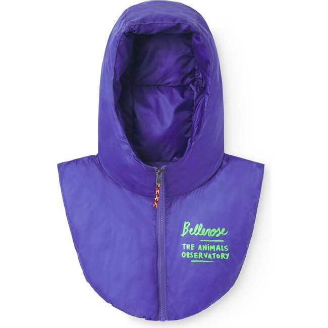 Hocco Woven Regular Fit Detachable Hooded Jacket, Purple