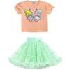 Selena Butterfly Skirt Outfit, Multicolor - Mixed Apparel Set - 1 - thumbnail