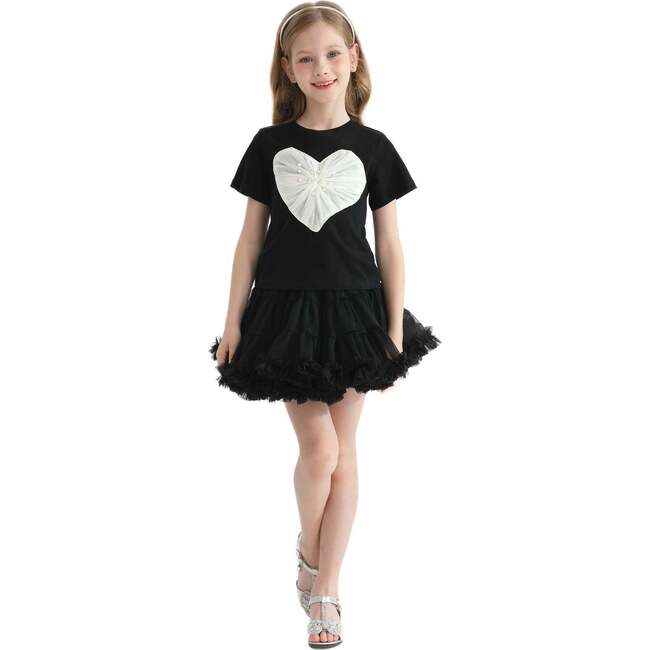 Valerie Heart Skirt Outfit, Multicolor - Mixed Apparel Set - 3