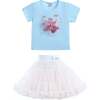 Ruby Swan Skirt Outfit, Multicolor - Mixed Apparel Set - 1 - thumbnail