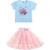 Brea Swan Skirt Outfit, Multicolor - Mixed Apparel Set - 1 - thumbnail