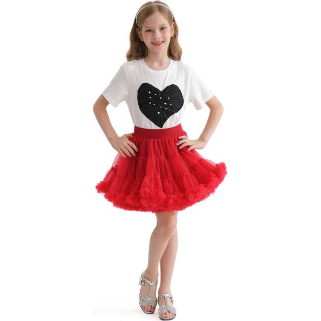 Avalon Heart Skirt Outfit, Multicolor - Mixed Apparel Set - 3