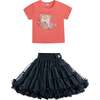 Leslie Cat Skirt Outfit, Multicolor - Mixed Apparel Set - 1 - thumbnail