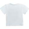 Pearl Heart Applique T-Shirt, White - T-Shirts - 3