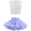 Diana Ruffle Skirt Outfit, Multicolor - Mixed Apparel Set - 1 - thumbnail