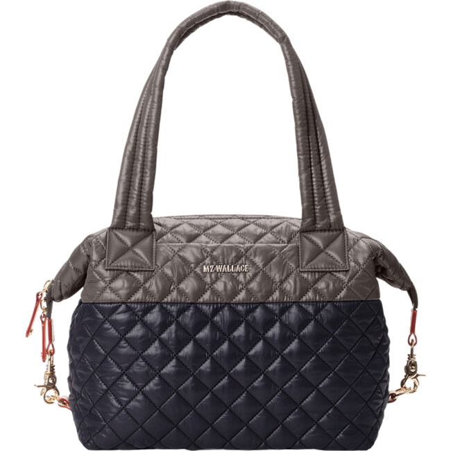 Women's Medium Sutton Deluxe Adjustable Strap Bag, Black & Magnet Colorblock