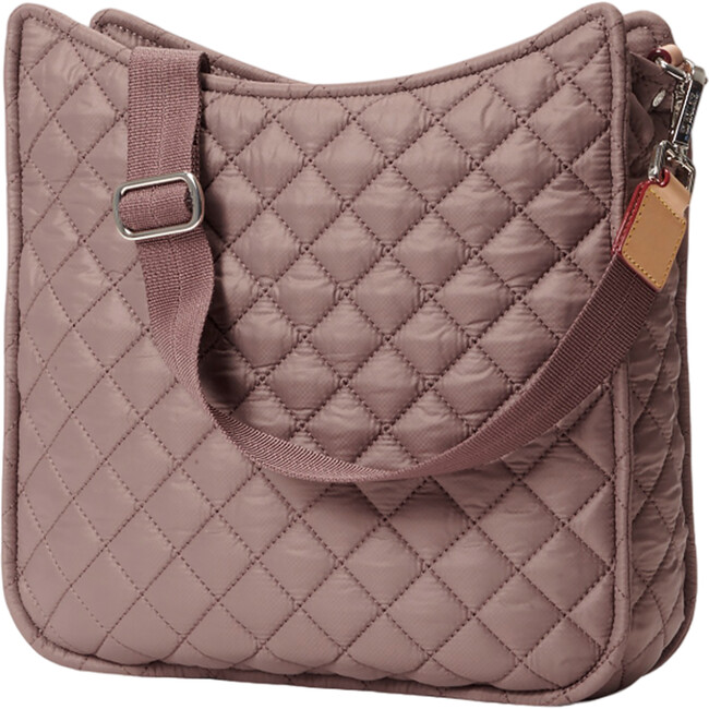 Women's Metro Box Crossbody Adjustable Strap Bag, Mauve - Bags - 2