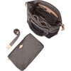 Women's Medium Sutton Deluxe Adjustable Strap Bag, Black & Magnet Colorblock - Bags - 3