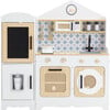 Little Chef Morocco Play Kitchen, White/Natural - Play Kitchens - 1 - thumbnail