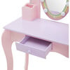 Little Princess Rapunzel Vanity with LED Illuminated Mirror - Woodens - 5