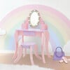 Little Princess Rapunzel Vanity with LED Illuminated Mirror - Woodens - 7