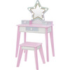 Little Princess Star Vanity with LED Illuminated Mirror - Woodens - 1 - thumbnail