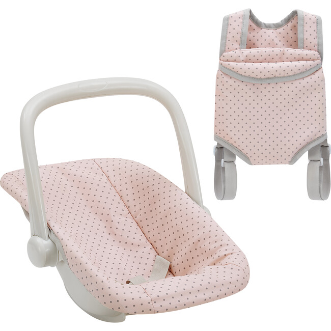 Olivia's Little World Baby Doll Carrier and Car Seat Set