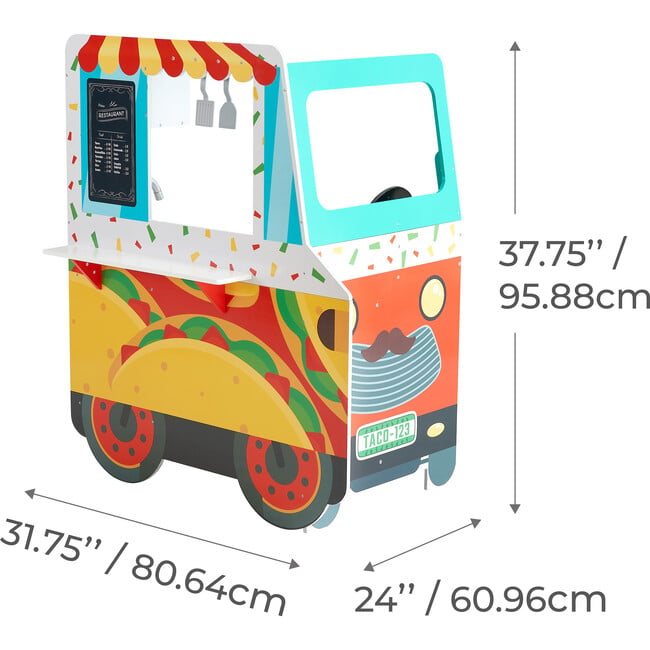 My Little Helper Kids Play Taco Truck Playset - Play Kitchens - 7