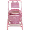 Olivia's Little World Baby Doll Bassinet Pram, Hot Pink - Doll Accessories - 4