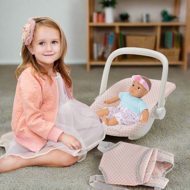 Olivia's Little World Baby Doll Carrier and Car Seat Set - Doll Accessories - 6