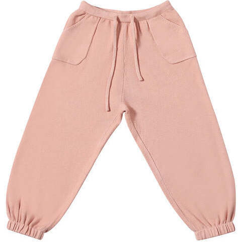 Blair Ultra-Soft Cuffed Ankle 2-Pocket Drawstring Jogger, Rose