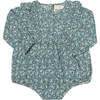 Deirdra Sweet Floral Print Ruffle Bubble, Evermore - Onesies - 1 - thumbnail