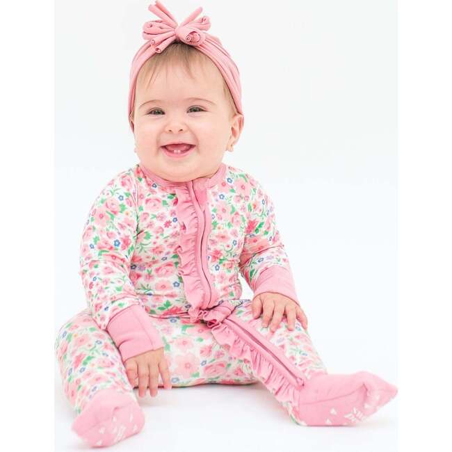 Ditzy Floral One Piece Pajama, Floral - Pajamas - 5