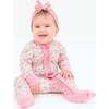 Ditzy Floral One Piece Pajama, Floral - Pajamas - 5