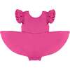 Cap Sleeve Twirl Dress, Hot Pink - Dresses - 1 - thumbnail