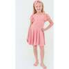 Cap Sleeve Twirl Dress, Dusty Pink - Dresses - 2