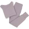 Two Piece Pajama, Slate - Pajamas - 1 - thumbnail