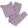 Two Piece Pajama, Mauve - Pajamas - 1 - thumbnail
