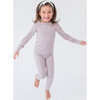 Two Piece Pajama, Mauve - Pajamas - 4