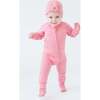 One Piece Pajama, Dusty Pink - Pajamas - 3