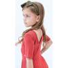 Quarter Sleeve Twirl Dress, Rust - Dresses - 4