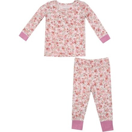 Pretty Calico L/S Loungewear Set, Pink