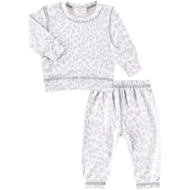 Baby Eco Hacci Loungewear Sets, Light Gray