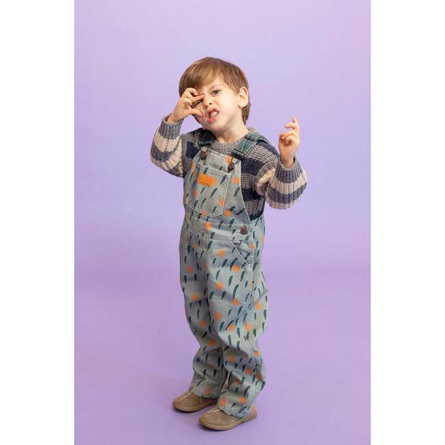 Mathew Front Pocket Long Overalls, Multicolors - Overalls - 2