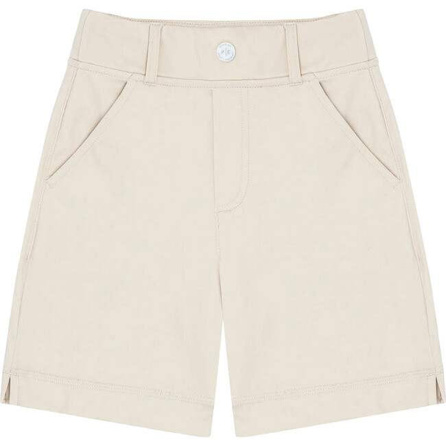 Sport Logo Button UPF40 Pull-On Short, Khaki