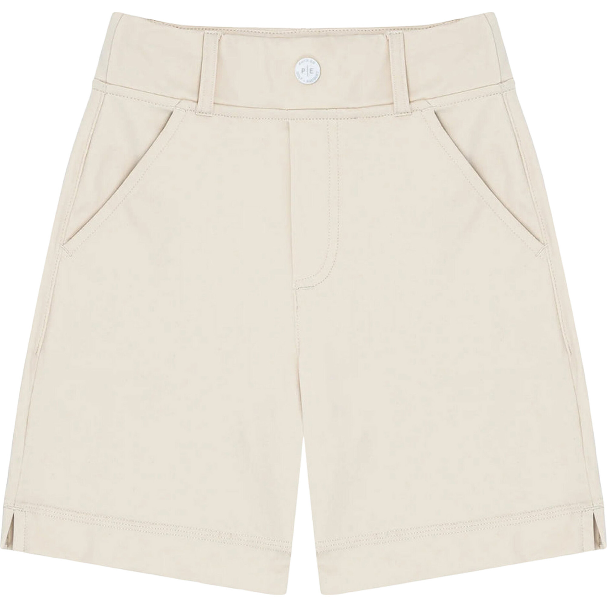 Sport Logo Button UPF40 Pull-On Short, Khaki - Shorts - 1