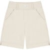 Sport Logo Button UPF40 Pull-On Short, Khaki - Shorts - 1 - thumbnail