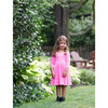 Twirly Stretch Velvet Scoop Back Long Sleeve Knit Dress, Pink Candy - Dresses - 7