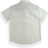 Tom Short Sleeve Button-Down Shirt, Insight & Ecru - Button Downs - 2