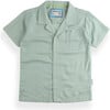 Cove All-Over Print Camp Collar Short Sleeve Shirt, Sky Blue & Stargate - Button Downs - 1 - thumbnail