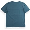 Apiarist Crew Neck Short Sleeve T-Shirt, Blue Shadow - T-Shirts - 2