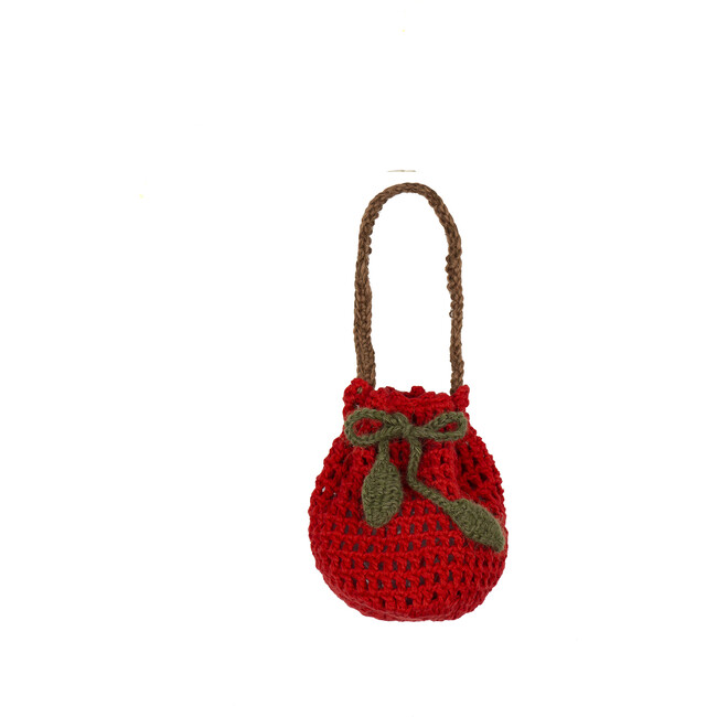 Crochet Purse, Red Apple