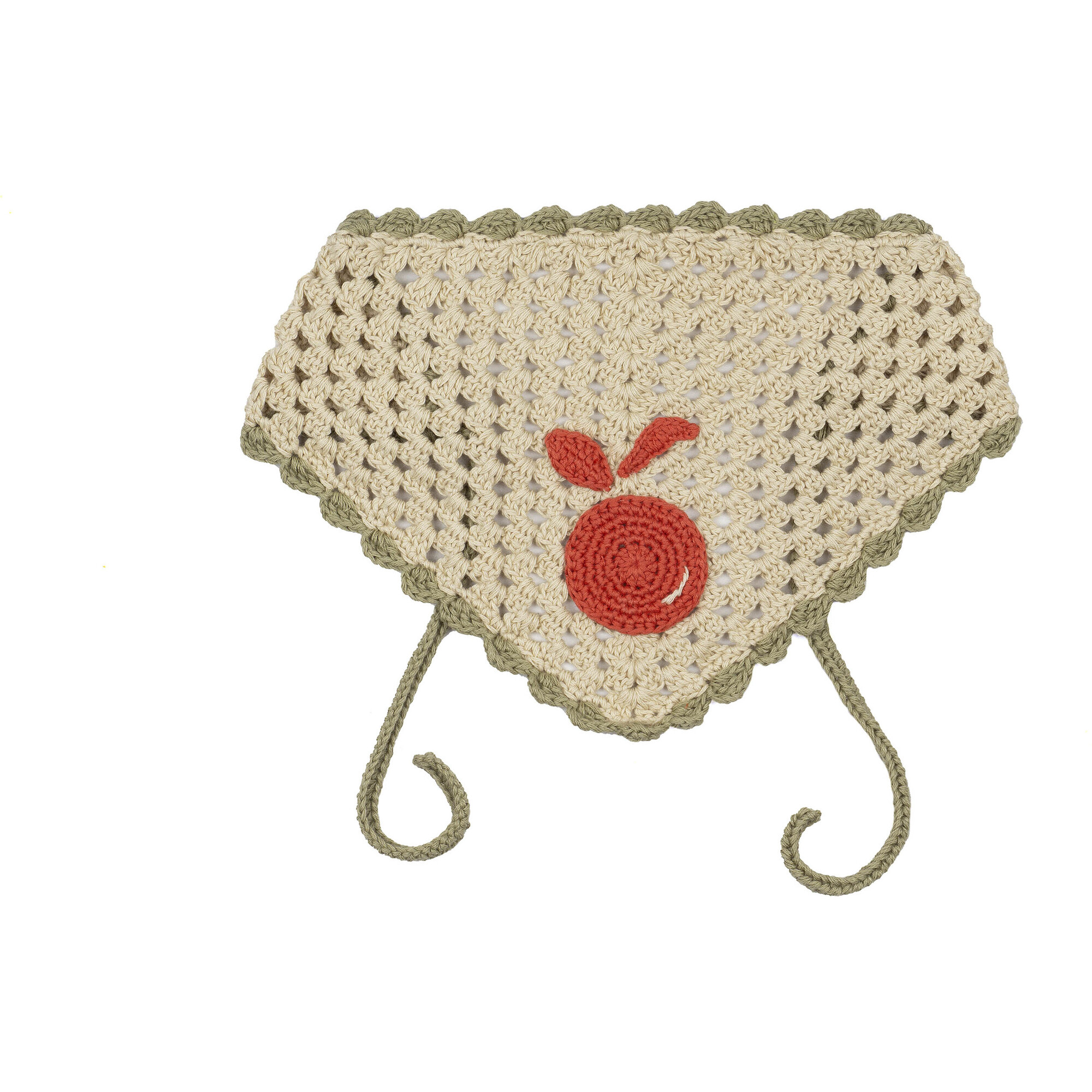 Crochet Bandana, Olive Apple - Hair Accessories - 1