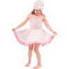 Ditzy Floral Tie Strap Twirl Dress, Floral - Dresses - 1 - thumbnail
