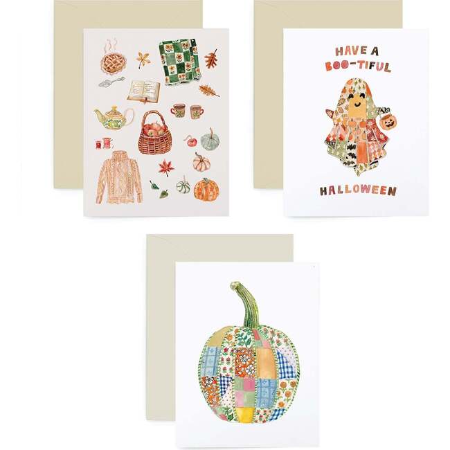 Autumn Greeting Card Set, Multi
