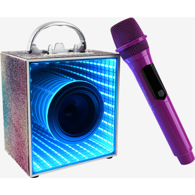 Pop Star Karaoke Infinity Light Speaker & Microphone