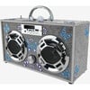 Silver Butterfly Bling Boombox & Bluetooth Speaker - Tech Toys - 2